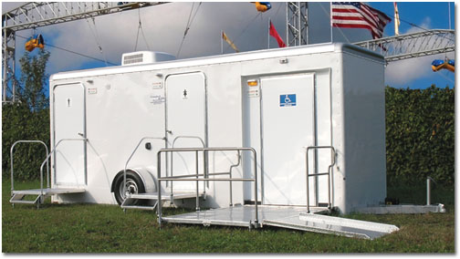 ADA Handicapped Restroom Trailer Rental in New Jersey